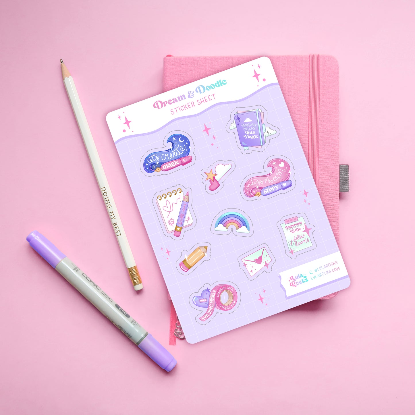 Dream & Doodle Sticker Sheet