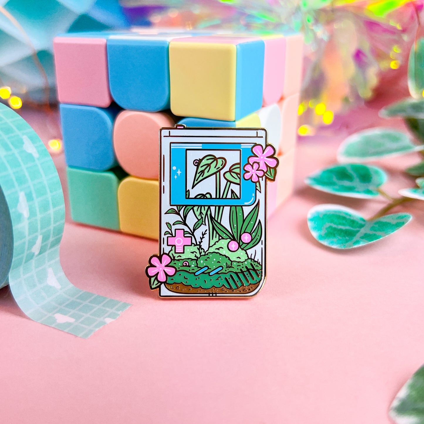 Terrarium Game Enamel Pin