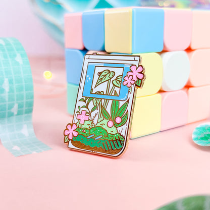 Terrarium Game Enamel Pin