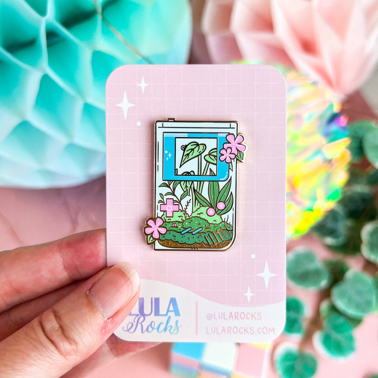 Terrarium Game Enamel Pin