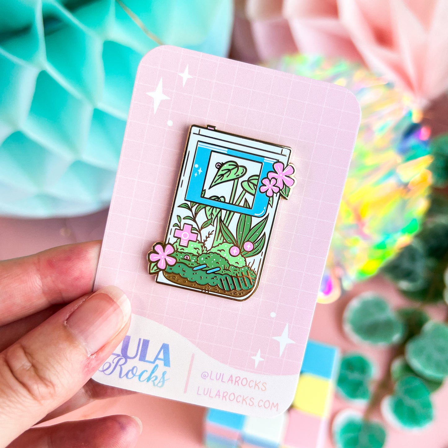 Terrarium Game Enamel Pin