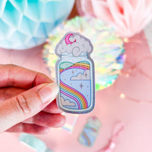 Load image into Gallery viewer, Imagination Glitter Vinyl Sticker