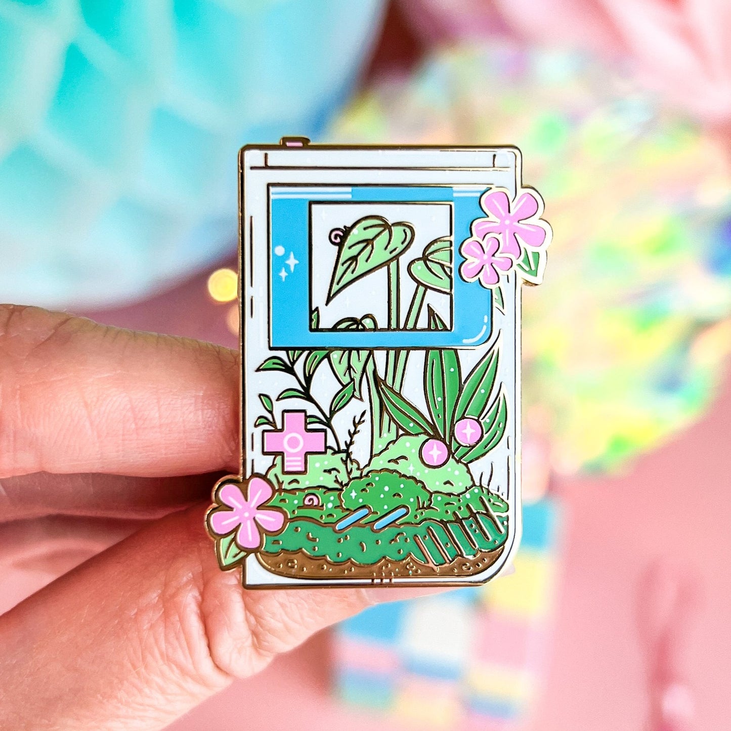 Terrarium Game Enamel Pin