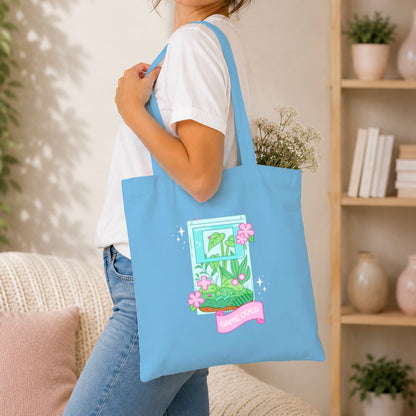 Game Over Tote Bag - Sky Blue