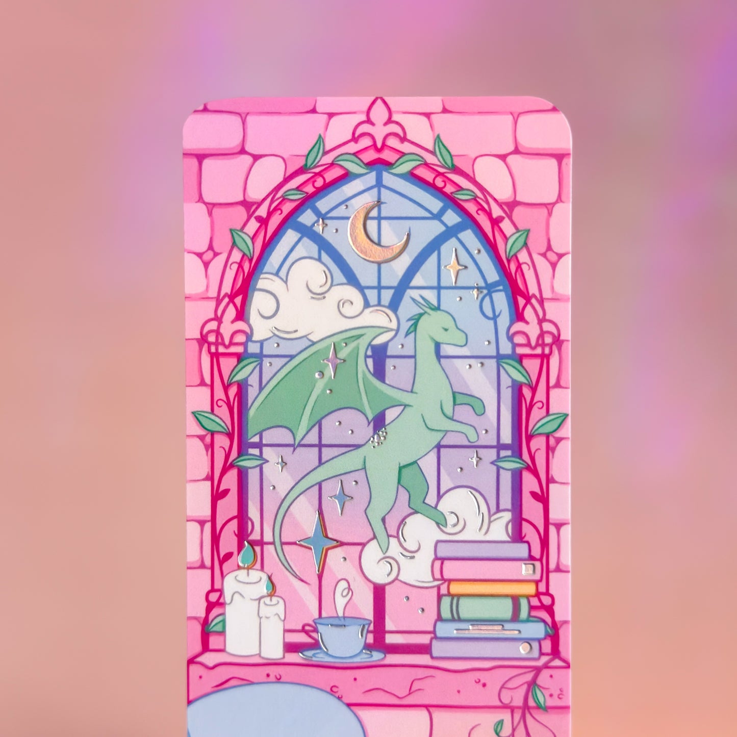 B GRADE | Library Window Holographic Foiled Bookmark – Limited Edition