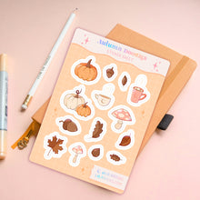 Load image into Gallery viewer, Autumn Planner Sticker Sheet