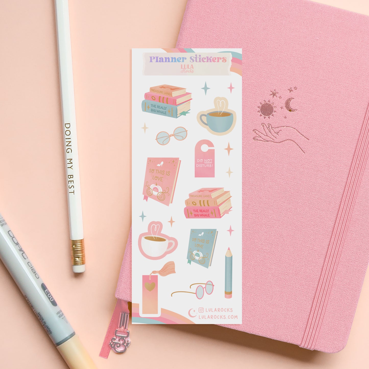 Bookish Planner Sticker Sheet