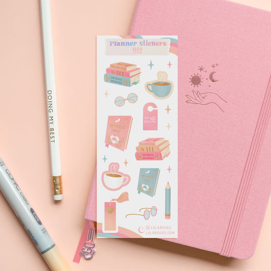 Bookish Planner Sticker Sheet