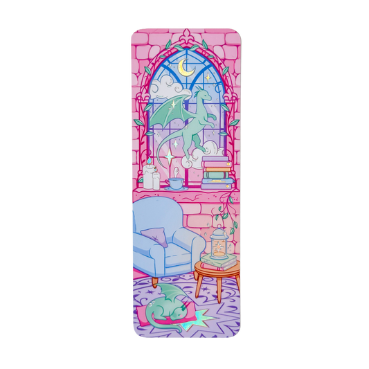 B GRADE | Library Window Holographic Foiled Bookmark – Limited Edition