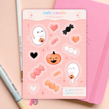 Load image into Gallery viewer, Cute Ghosts Planner Sticker Sheet