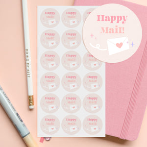 Happy Mail Small Business Sticker Sheet