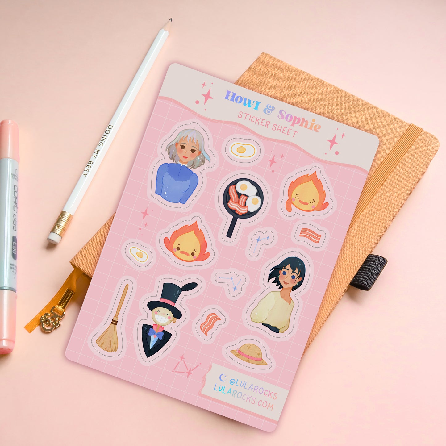 Howl & Sophie Planner Sticker Sheet