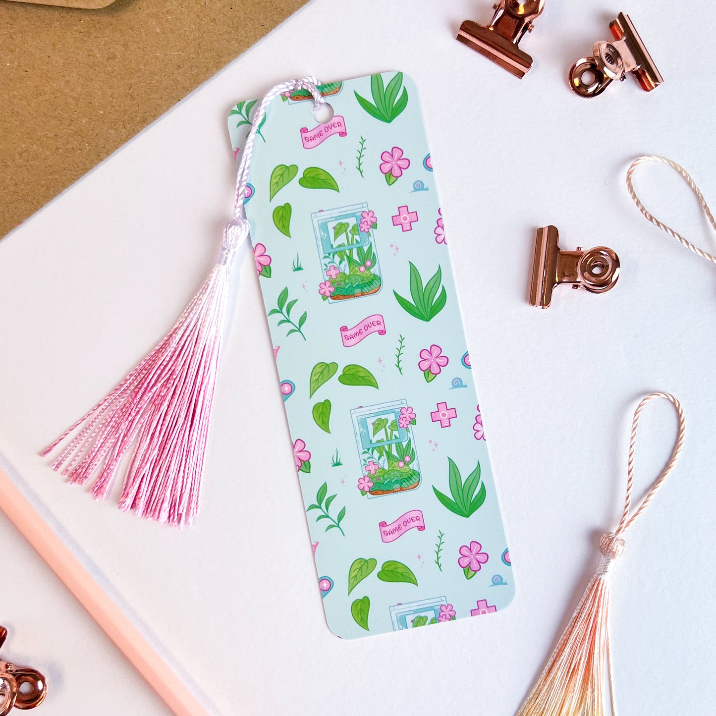 Terrarium Game Tassel Bookmark