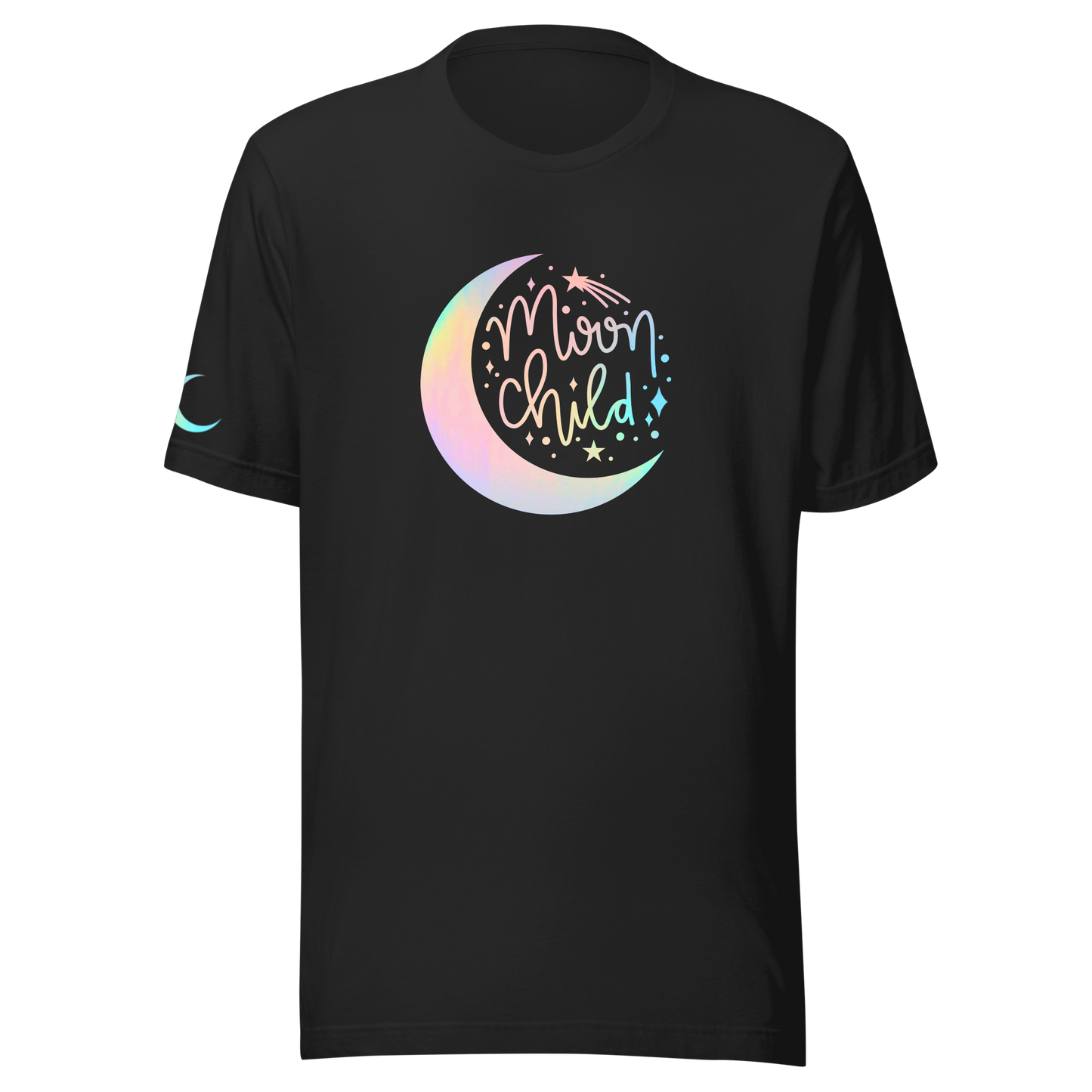 Moon Child Holographic Vinyl T-Shirt