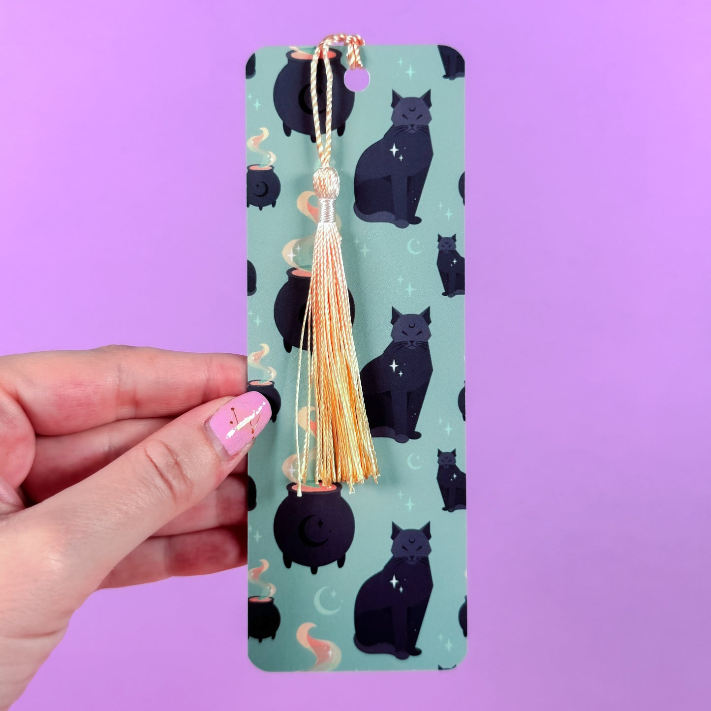 Cats & Cauldrons Tassel Bookmark