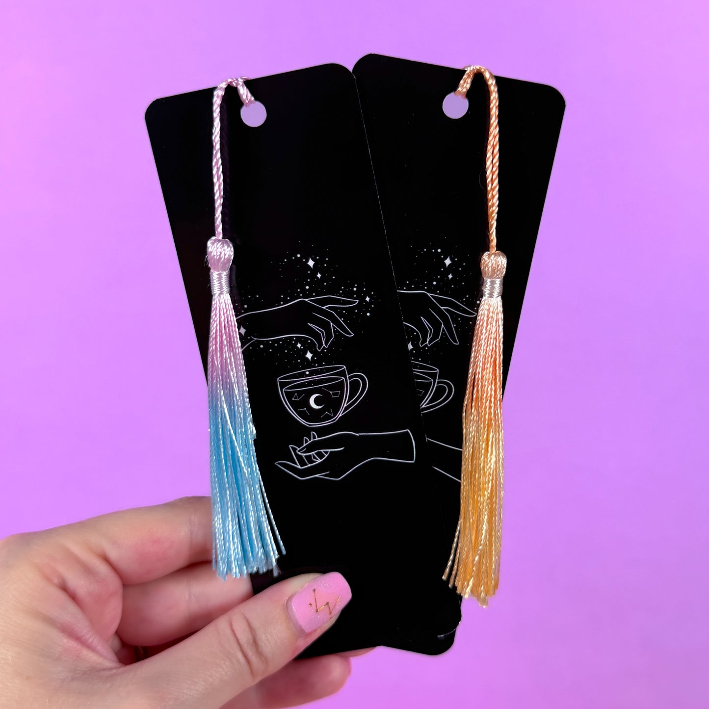 Tea Witch Tassel Bookmark