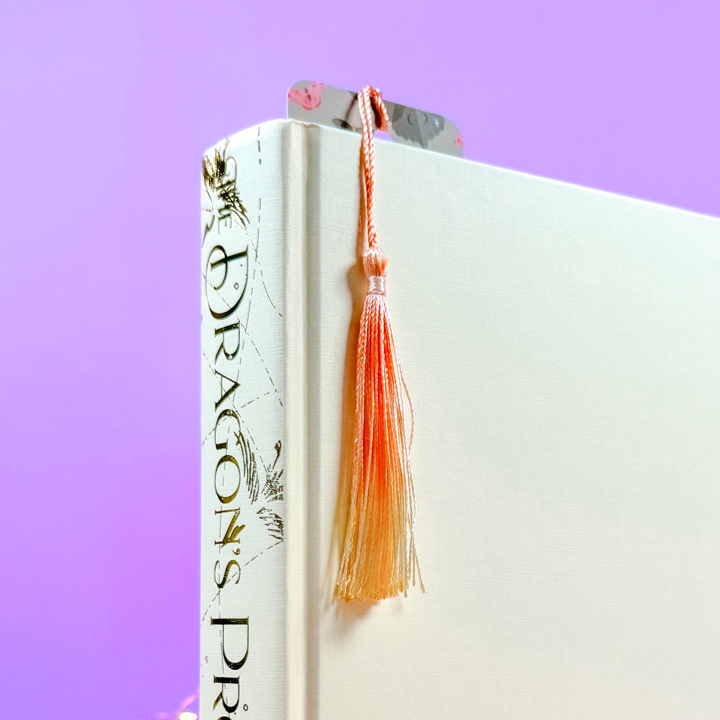 Magical Moths Tassel Bookmark