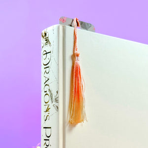 Magical Moths Tassel Bookmark