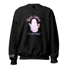 Load image into Gallery viewer, Boo-lieve Horrors Sweater