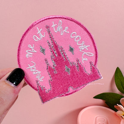 SUPER SECONDS | Pink Castle Iron-On Patch