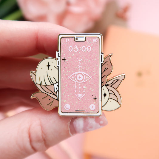 Smart Phone Enamel Pin