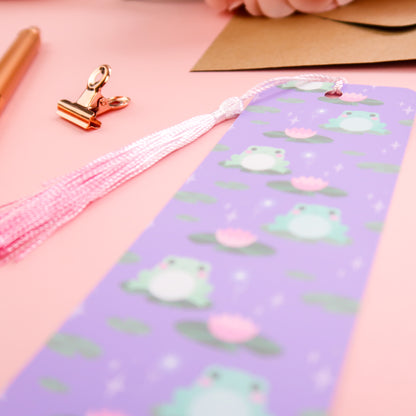 Frogs Tassel Bookmark