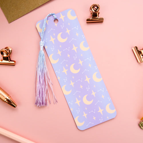 Moons and Constellations Tassel Bookmark