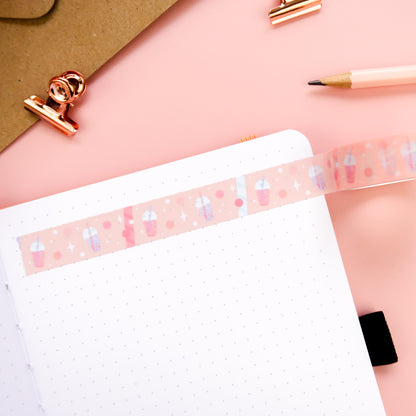 Tropical Boba Washi Tape