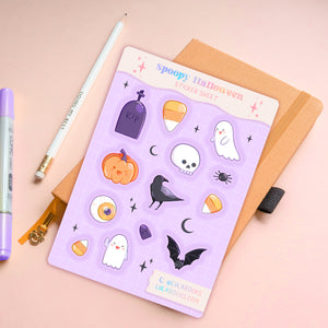 Spoopy Halloween Planner Sticker Sheet