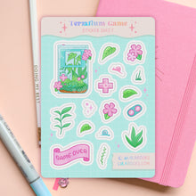 Load image into Gallery viewer, Terrarium Game Planner Sticker Sheet