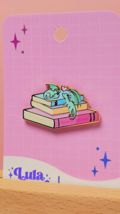 Sleepy Dragons Enamel Pin