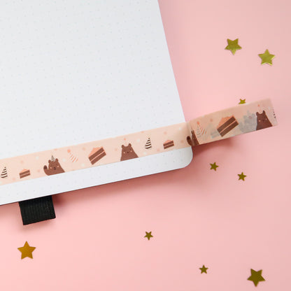 Birthday Bear Washi Tape