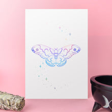 Load image into Gallery viewer, Cecropia Moth Foil Art Print