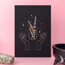 Load image into Gallery viewer, Herb Witch Foil Art Print