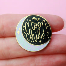 Load image into Gallery viewer, Moon Child Enamel Pin