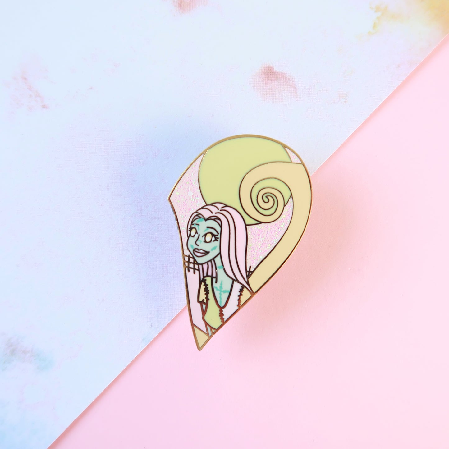 Jack & Sally Enamel Pin Set