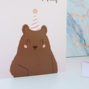 Happy Bearthday Greeting Card