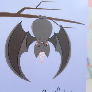 Happy Birthday Old Bat Greeting Card