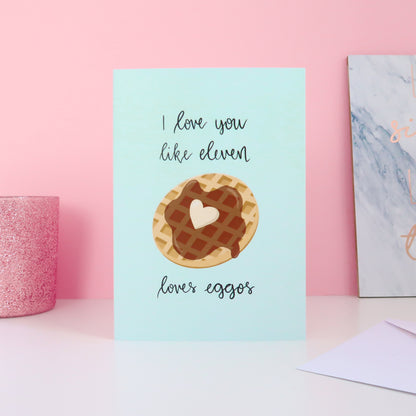 Mint Eggo Greeting Card