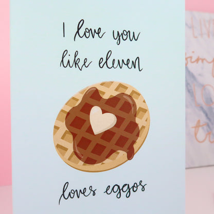 Mint Eggo Greeting Card