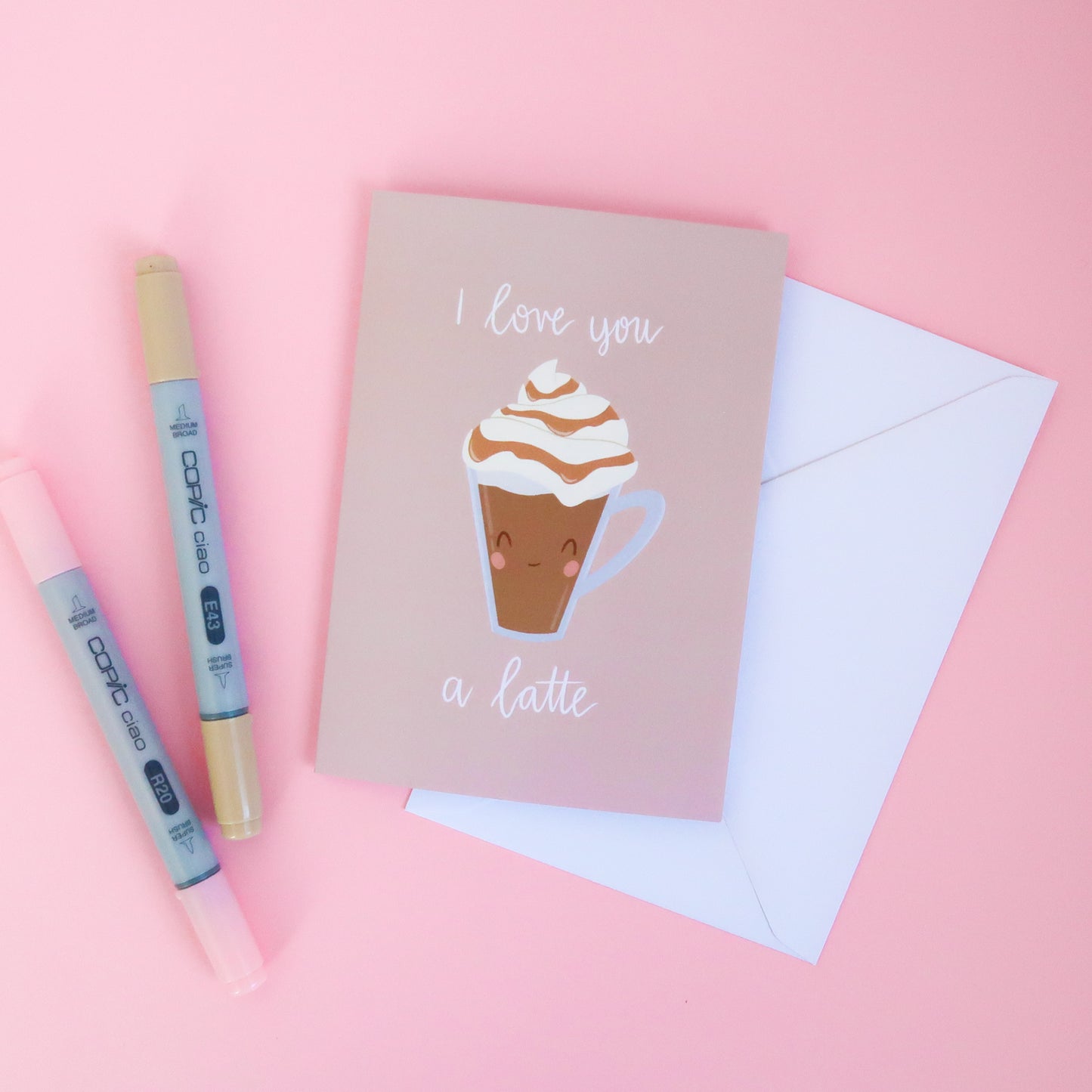 Love You A Latte Greeting Card