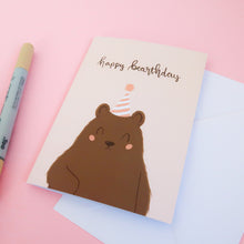 Load image into Gallery viewer, Happy Bearthday Greeting Card
