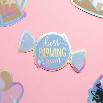 Bubble Gum Wizarding Treats Holographic Stickers