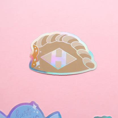 Pumpkin Pasty Wizarding Treats Holographic Sticker