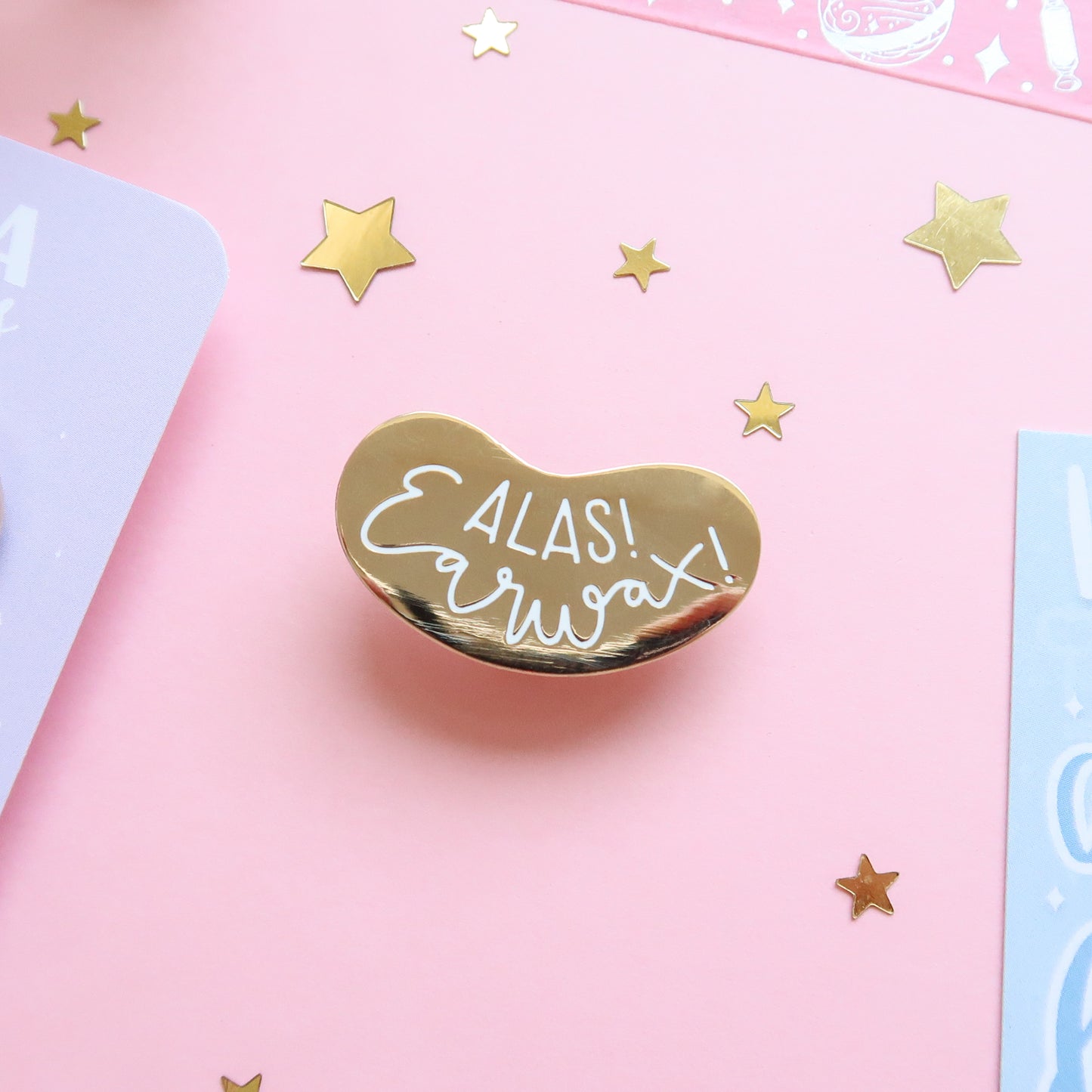 Alas Earwax Enamel Pin