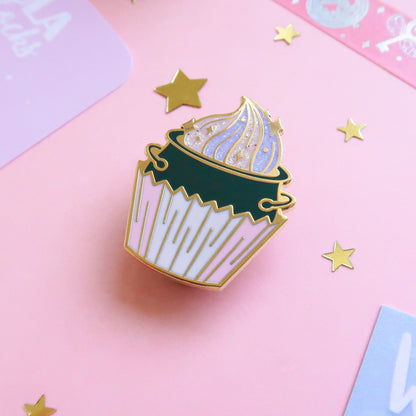 Cauldron Cake Enamel Pin