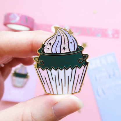 Cauldron Cake Enamel Pin