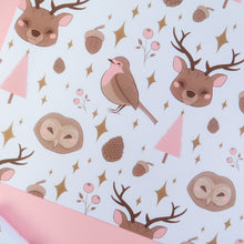 Load image into Gallery viewer, Soft Woodland Gift Wrap