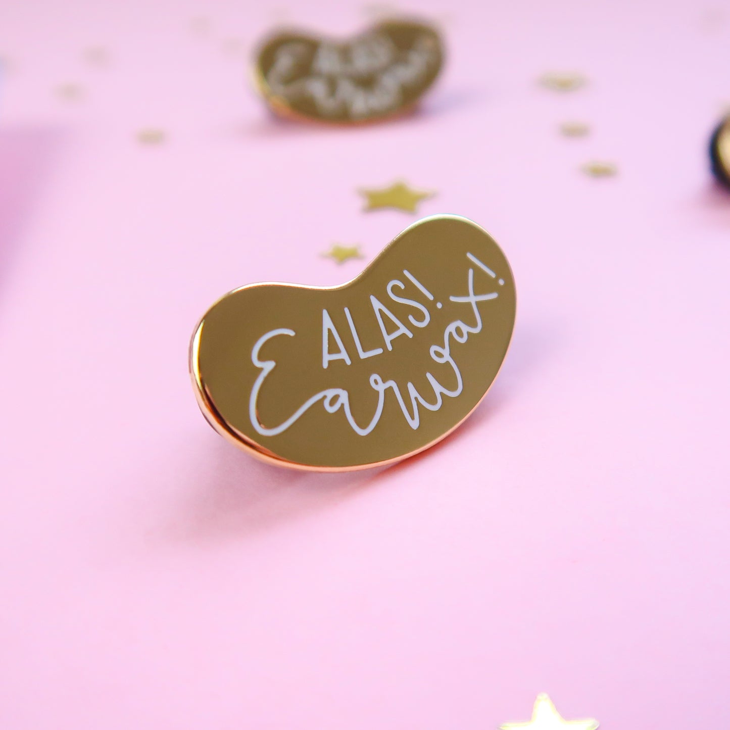 Alas Earwax Enamel Pin