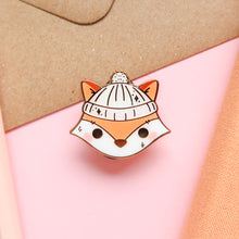 Load image into Gallery viewer, Autumn Fox Enamel Pin